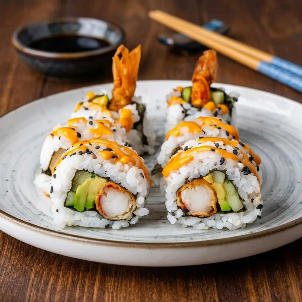 Shrimp tempura at Watta Sushi in Winnipeg, MB